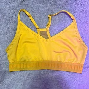 Yellow Sports Bra